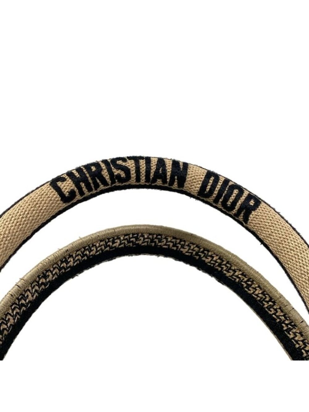 Dior Tote Book Midi Vintage Small Ivory Beige Black - Picture 12 of 15